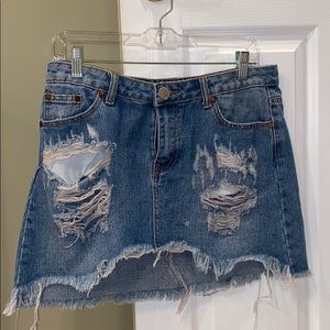 Denim skirt